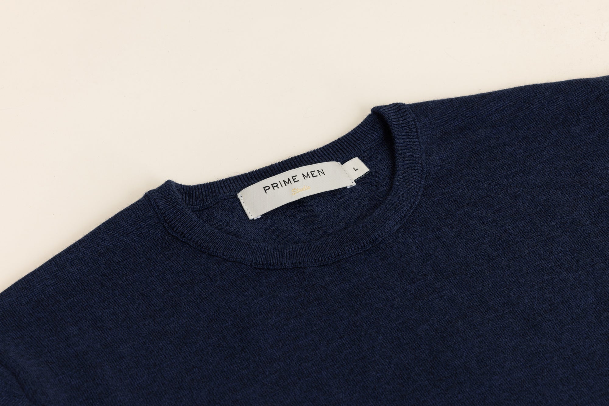 MERINO CREW KNIT NAVY