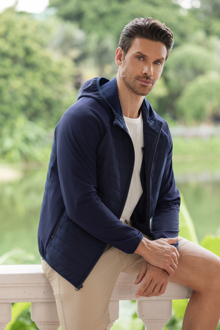 TECH SHELL WINDBREAKER NAVY – PRIME MEN STUDIO